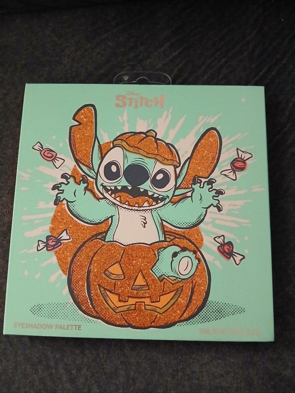 Disney Stitch Halloween Eyeshadow Palette Pumpkin 16 Shades Limited Edition